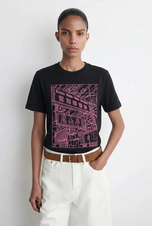 Womens Tokyo Neon Street Tee