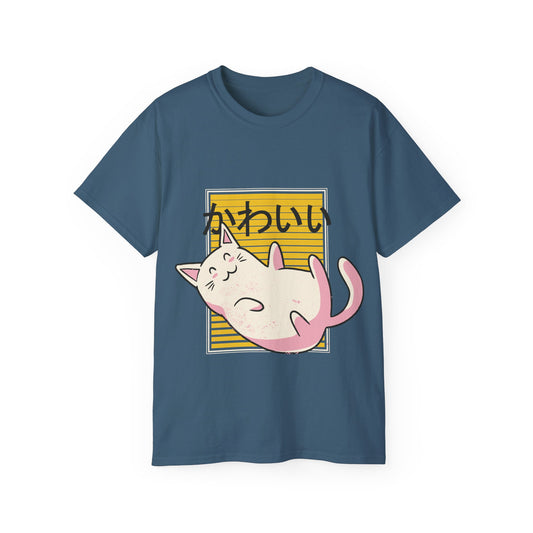 Mens Kawaii Cat Tee