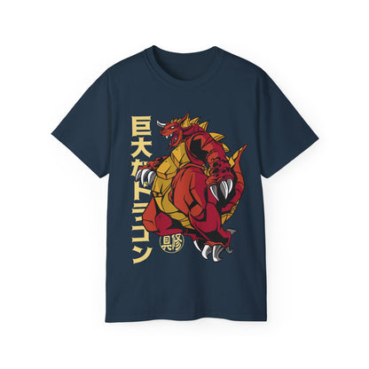 Mens Red Godzilla Tee