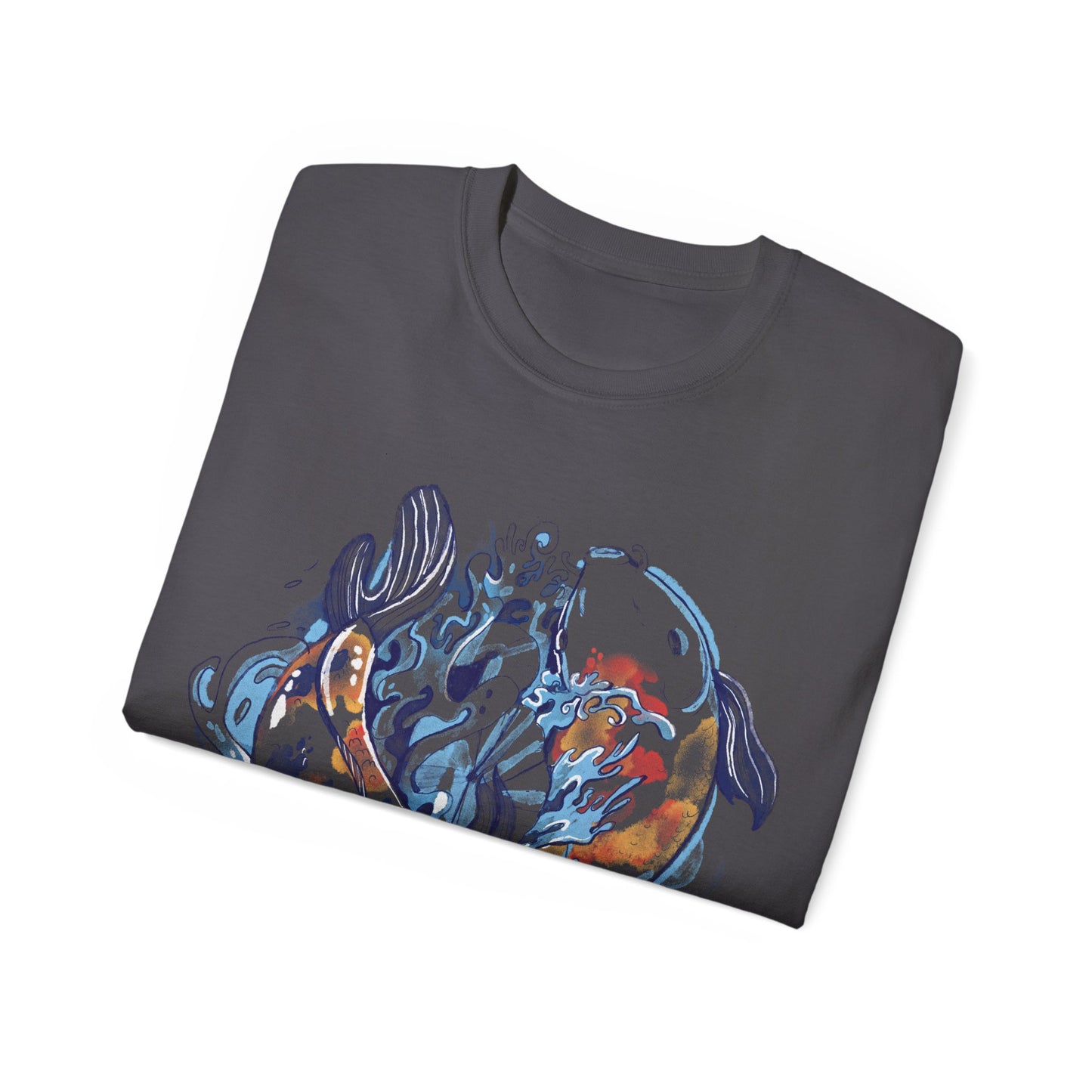 Mens Koi Watercolour Tee