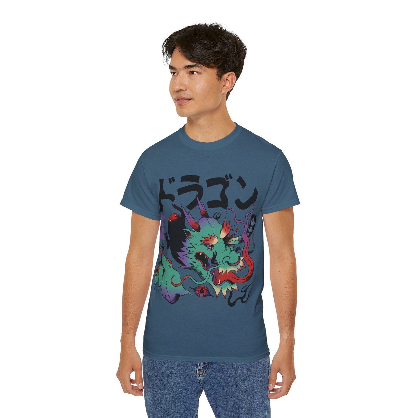 Mens Psychedelic Dragon Tee