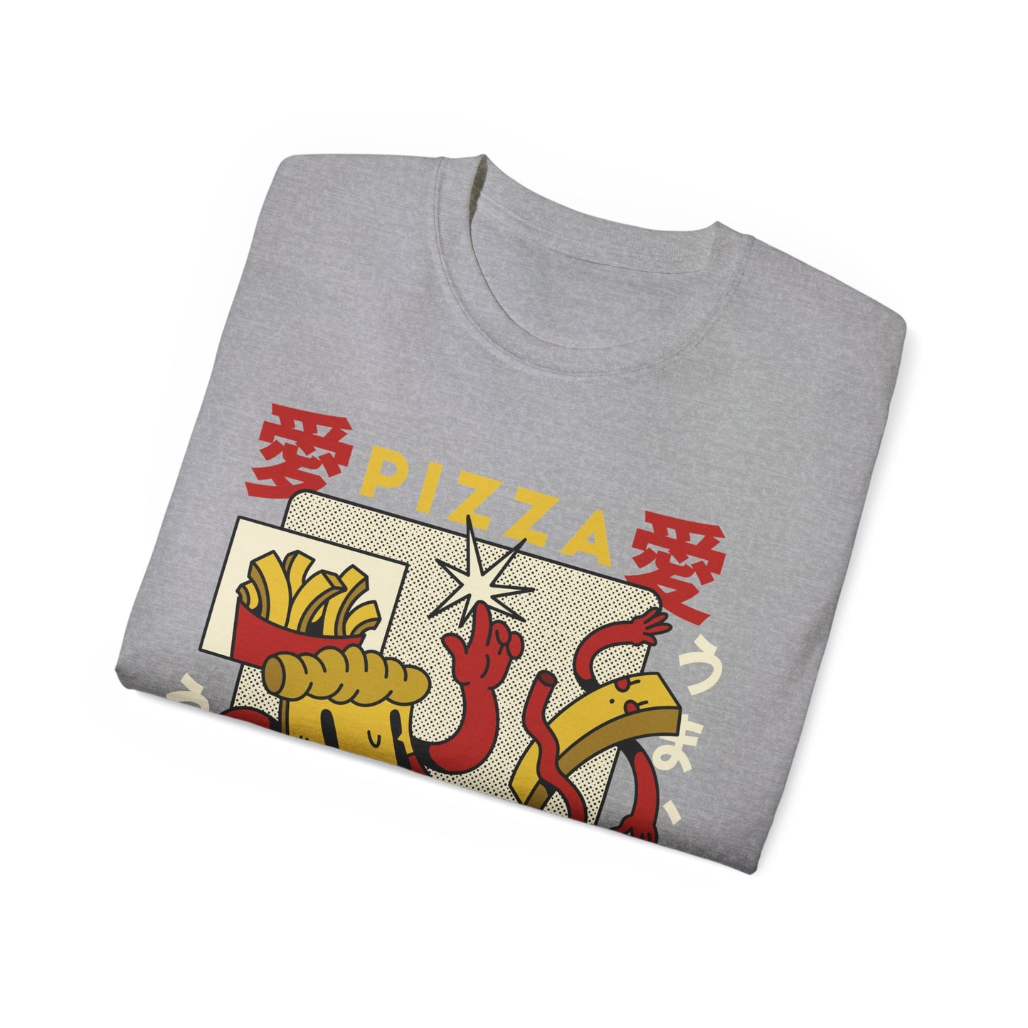 Mens Cartoon Pizza Tee