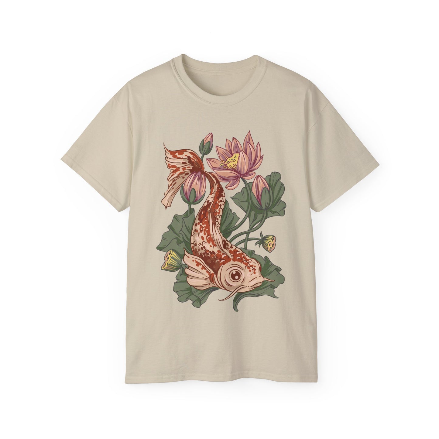 Mens Koi Illustration Tee