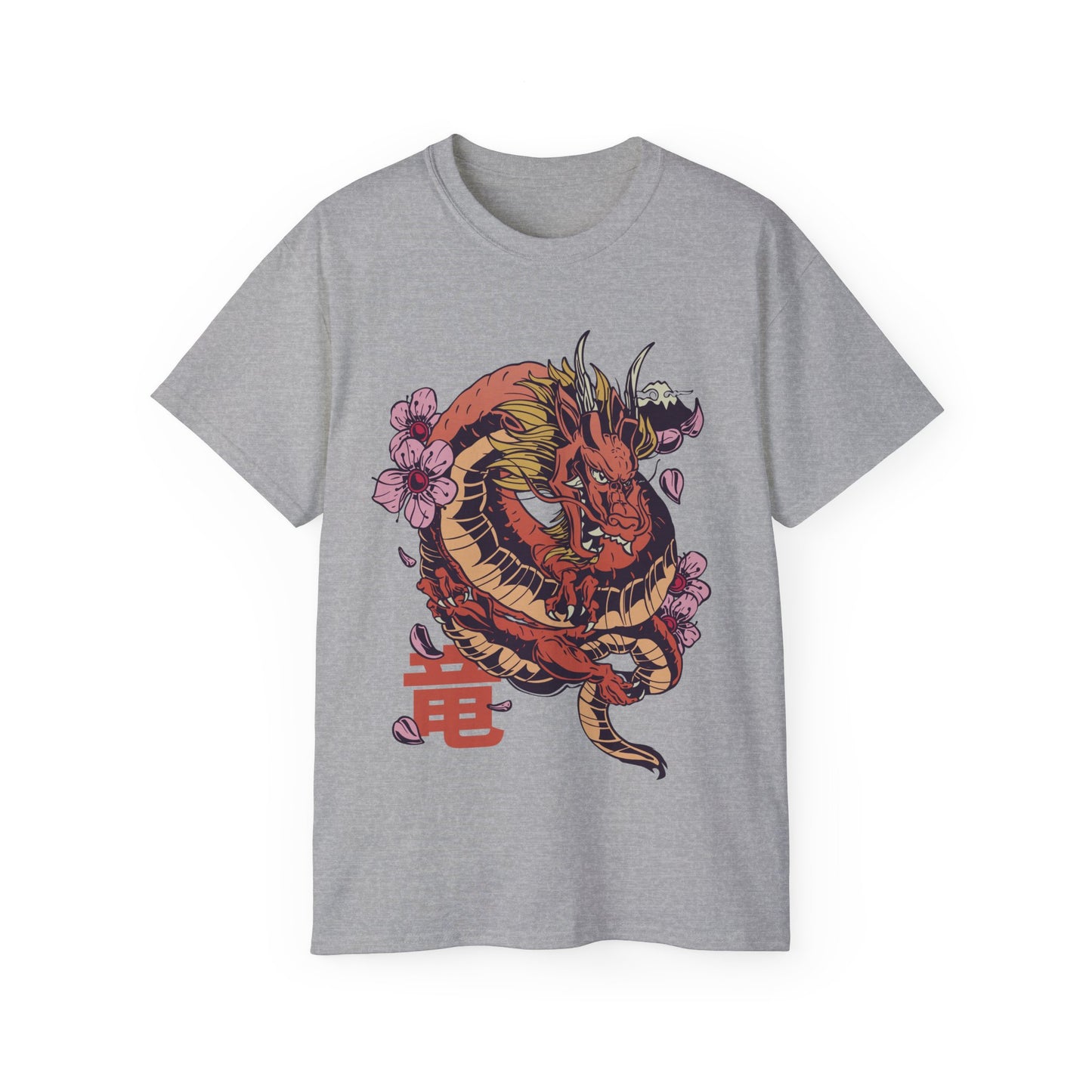 Mens Dragon Sakura Tee