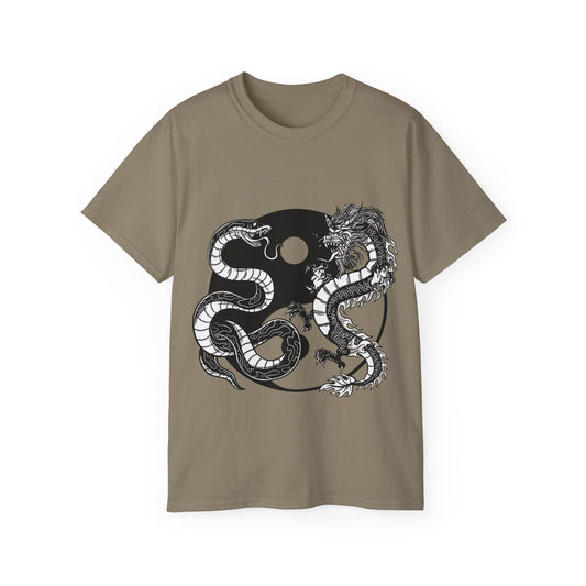 Mens Yin Yang Dragon Tee