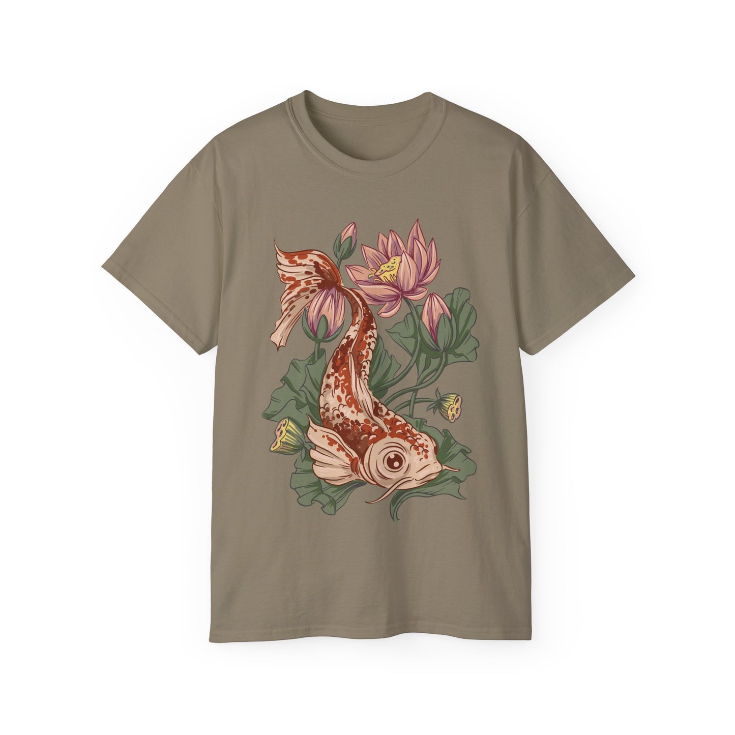 Mens Koi Illustration Tee