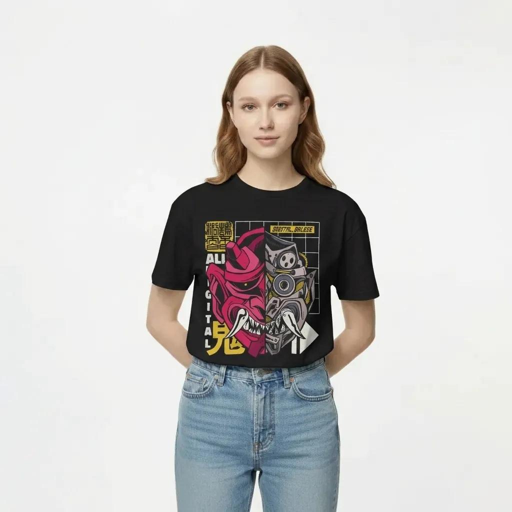Womens Demon Cyborg Tee
