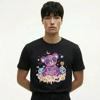 Mens Kawaii Goth Teddy Tee