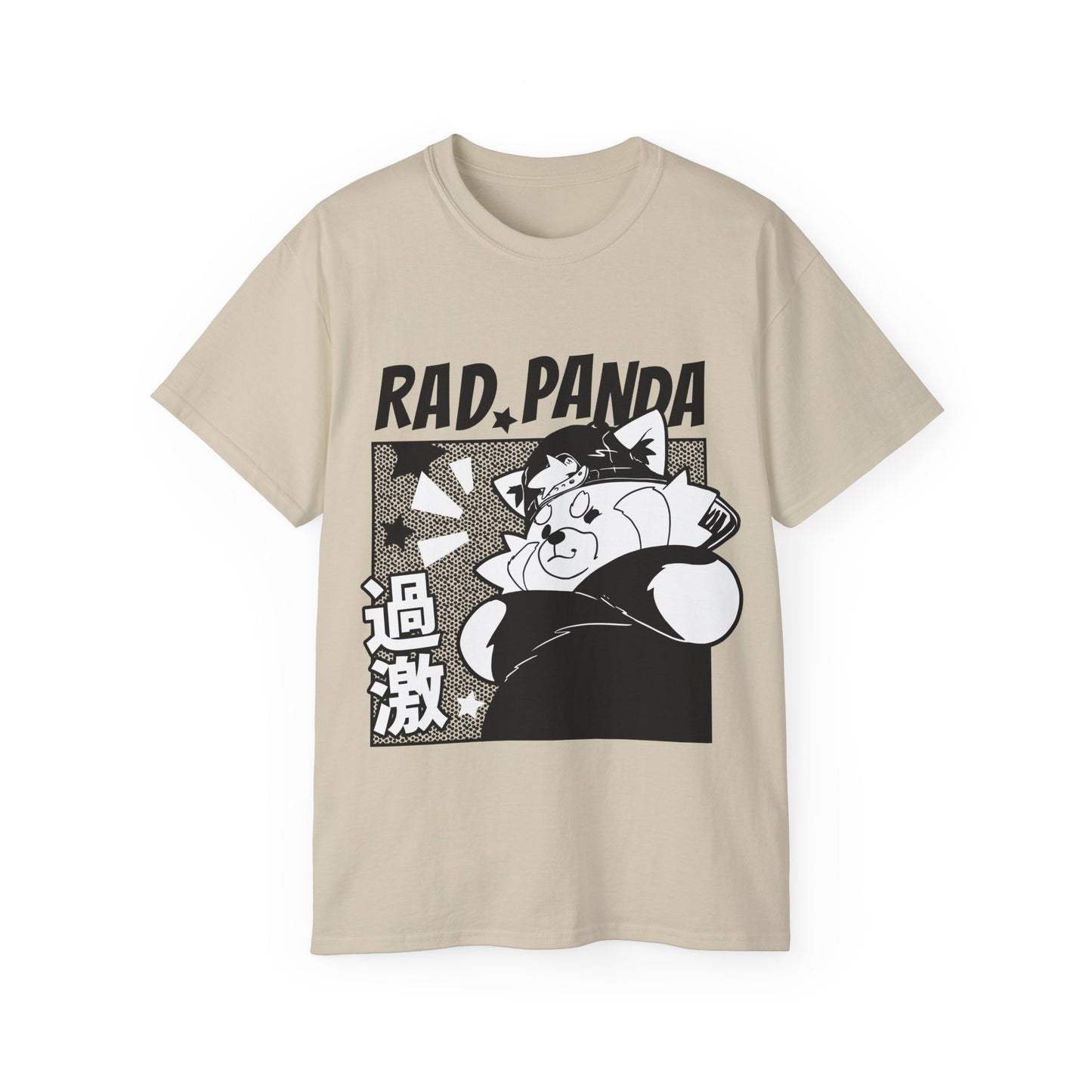 Mens Red Panda Comic Tee