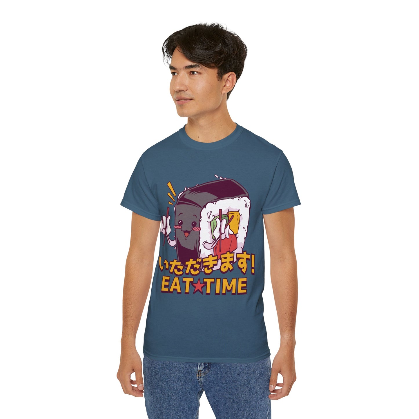 Mens Sushi Eat Time Tee