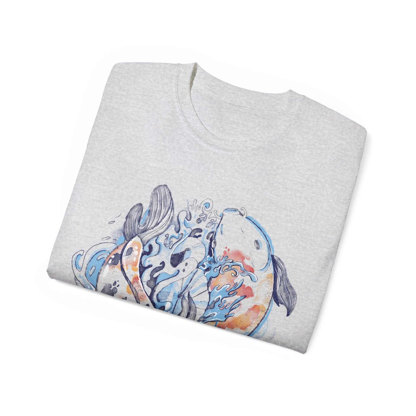 Mens Koi Watercolour Tee