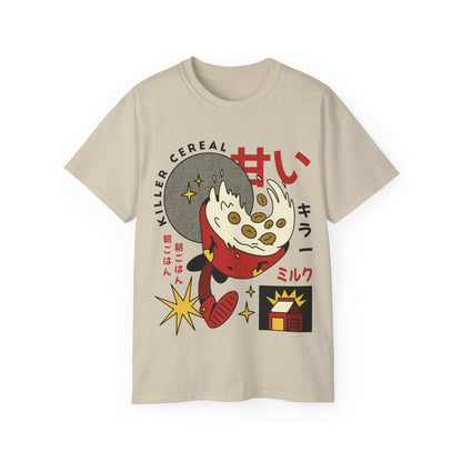 Womens Cartoon Cereal Killer Tee