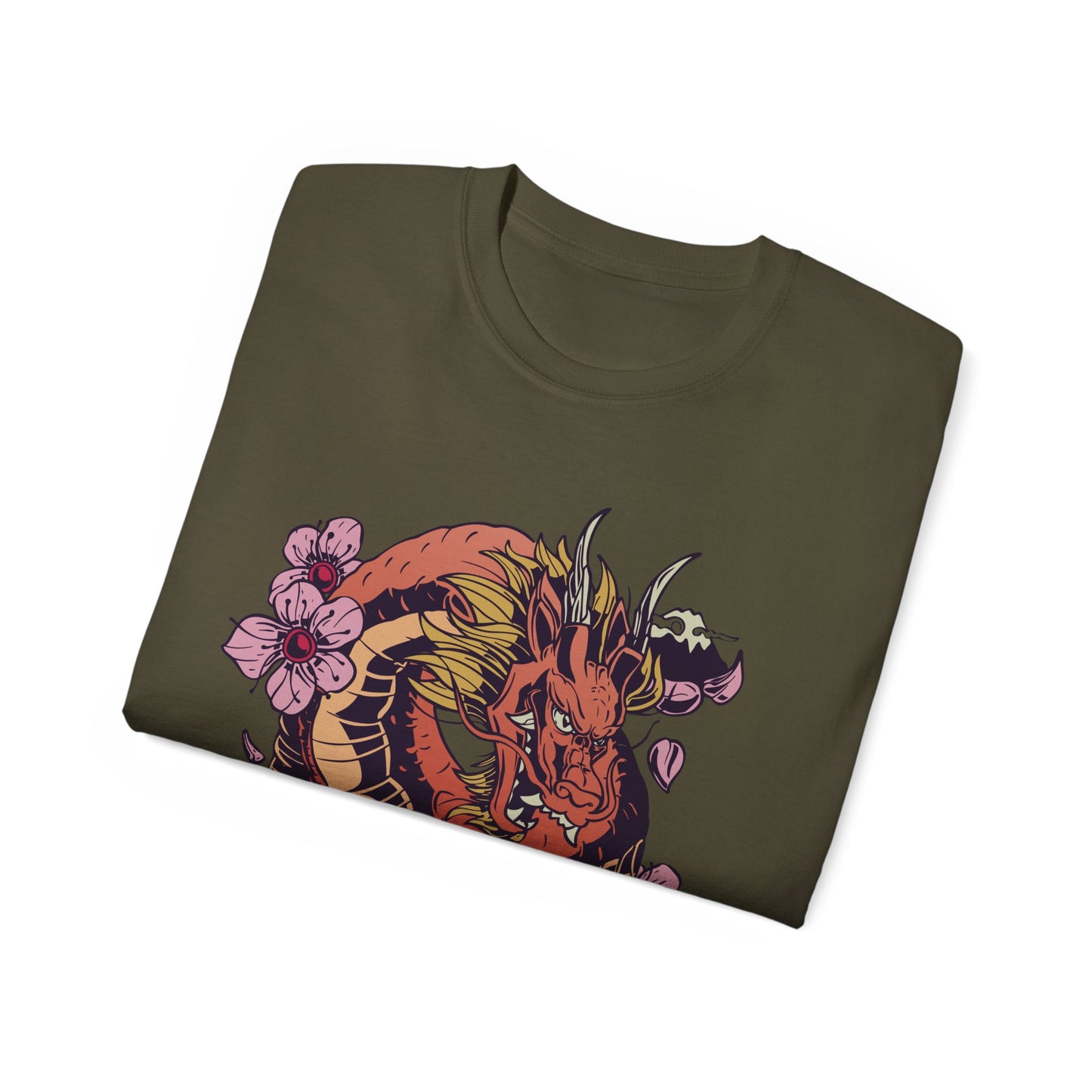 Mens Dragon Sakura Tee