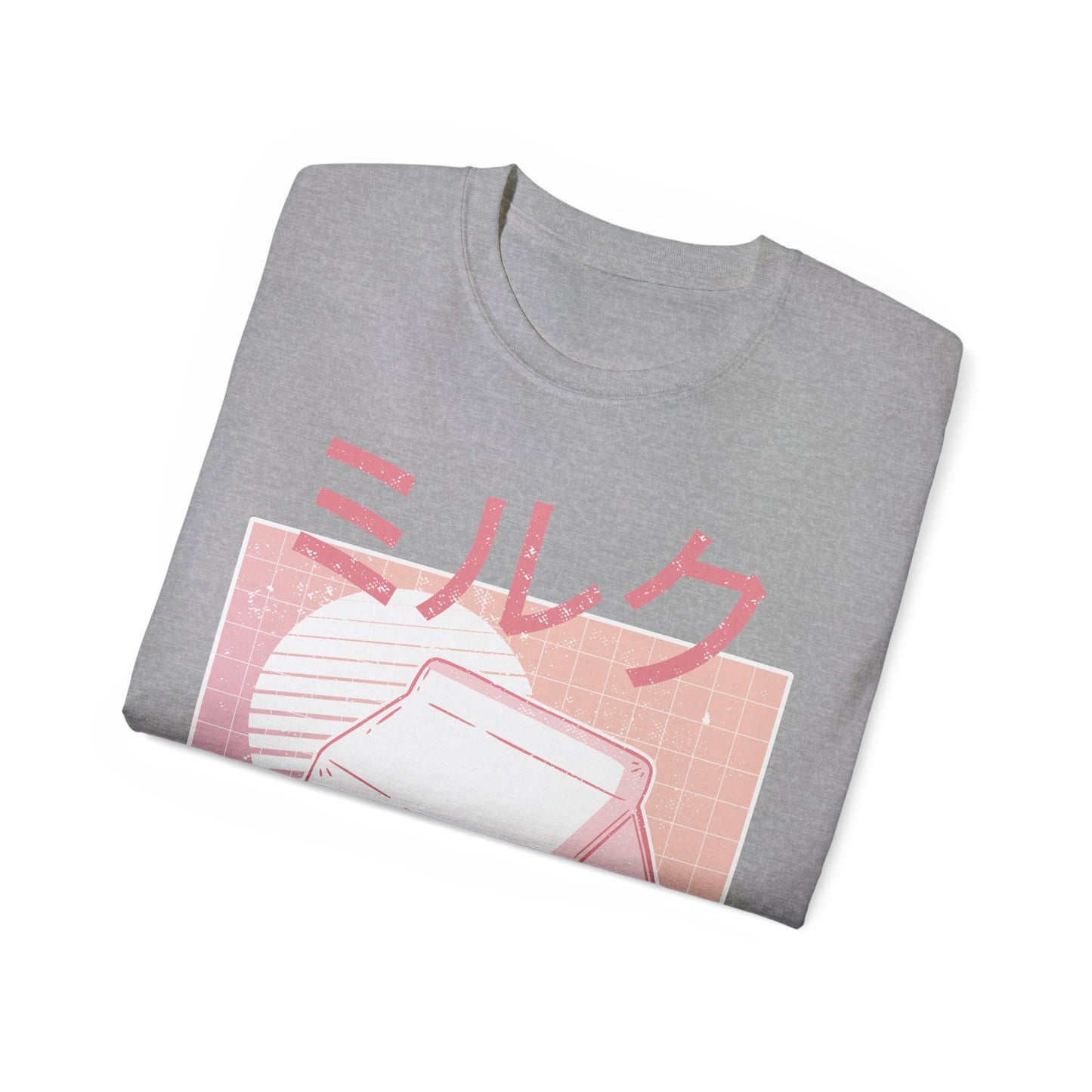 Mens Vaporwave Strawberry Milk Tee