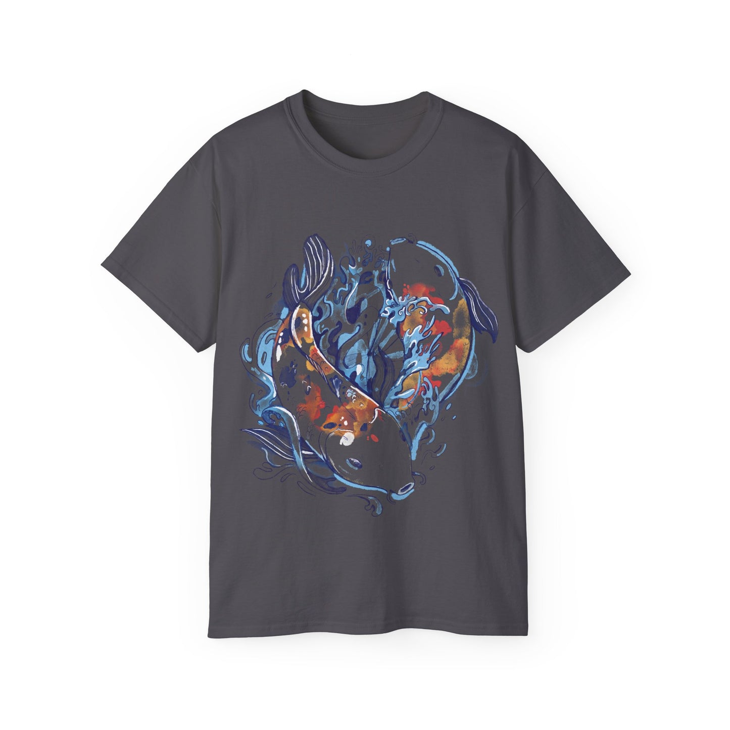 Mens Koi Watercolour Tee