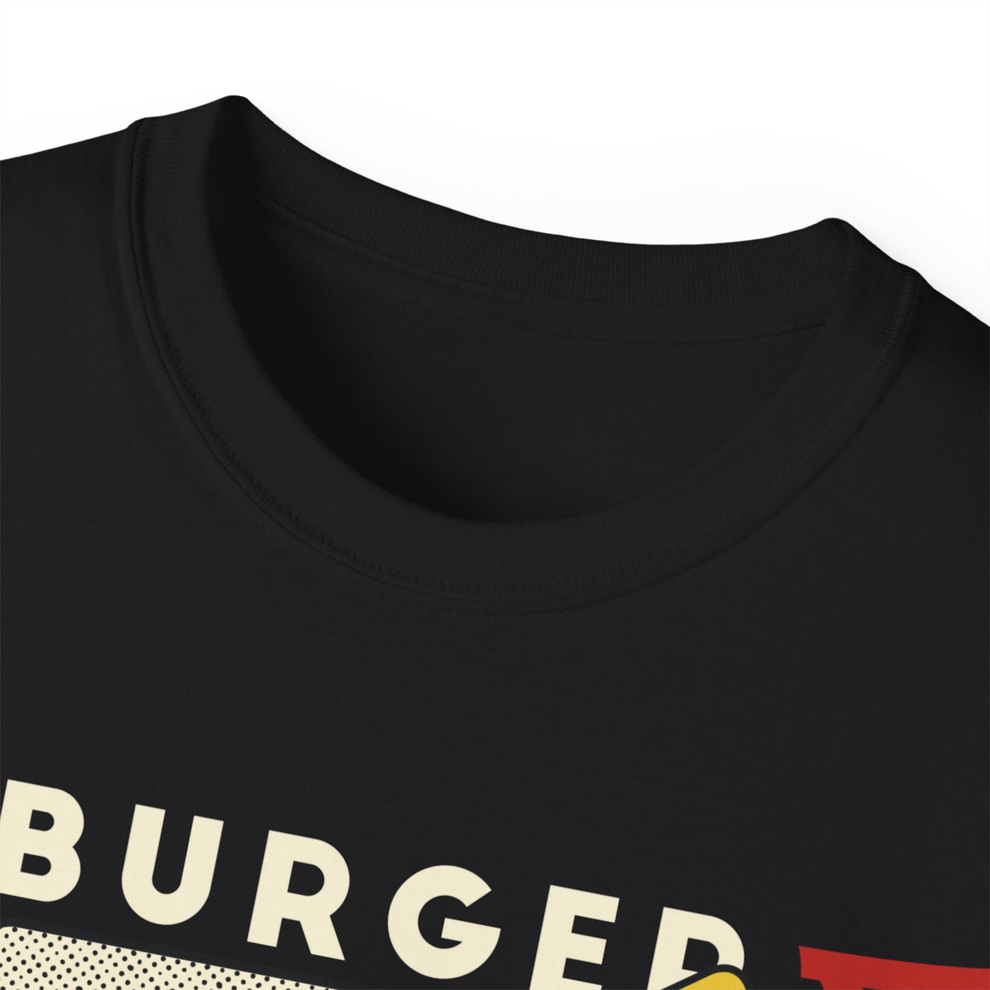 Womens Cartoon Burger & Soda Tee