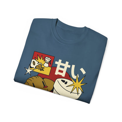 Womens Cartoon Croissant Tee