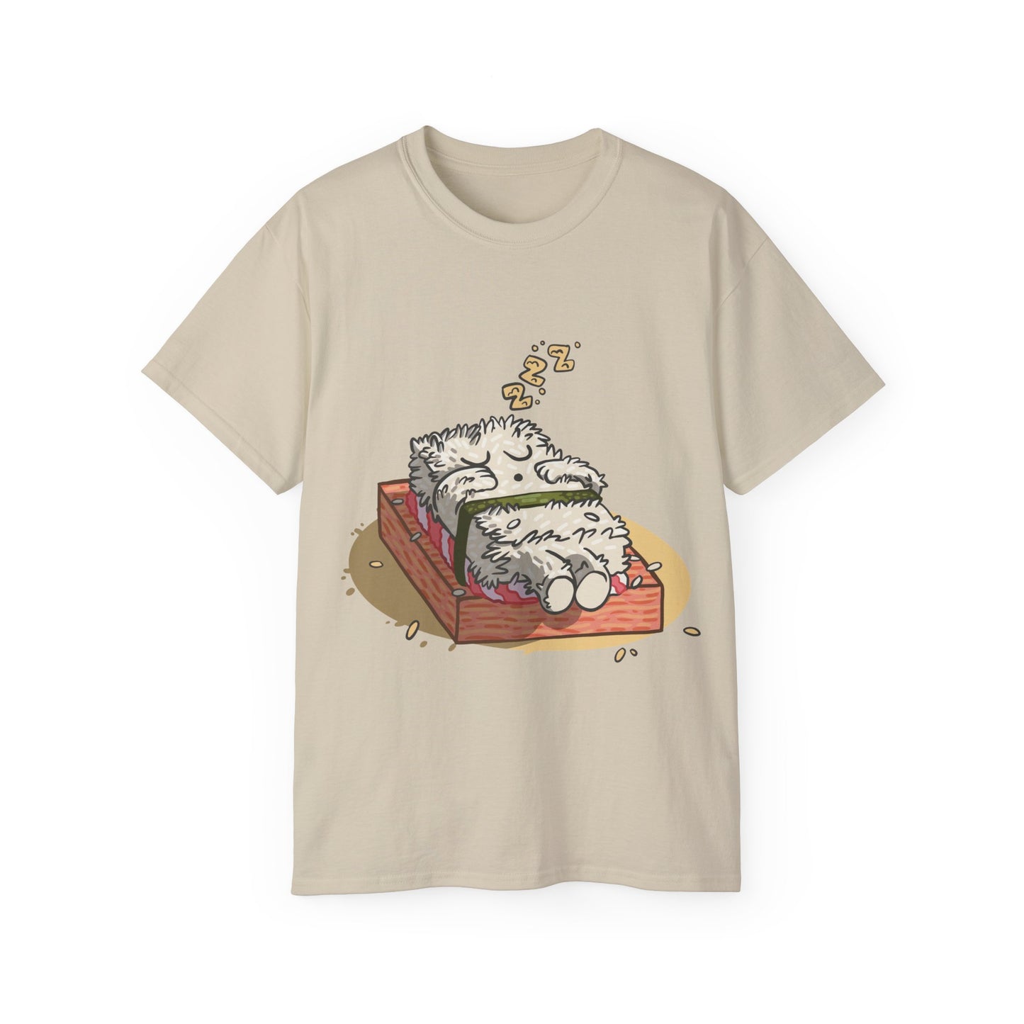 Mens Sleeping Sushi Tee