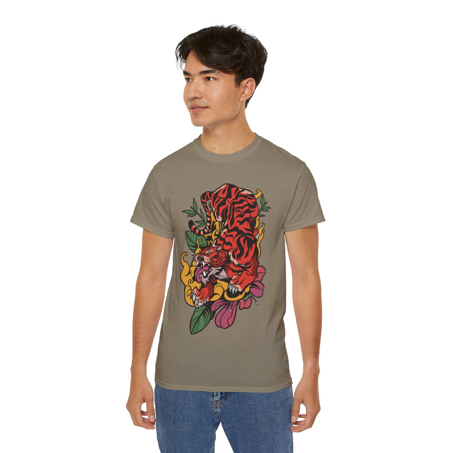 Mens Vintage Tiger Tee