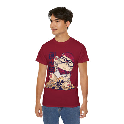 Mens Cool Maneki Neko Tee