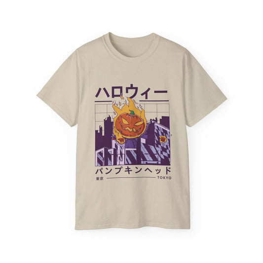 Mens Vaporwave Pumpkin Tee