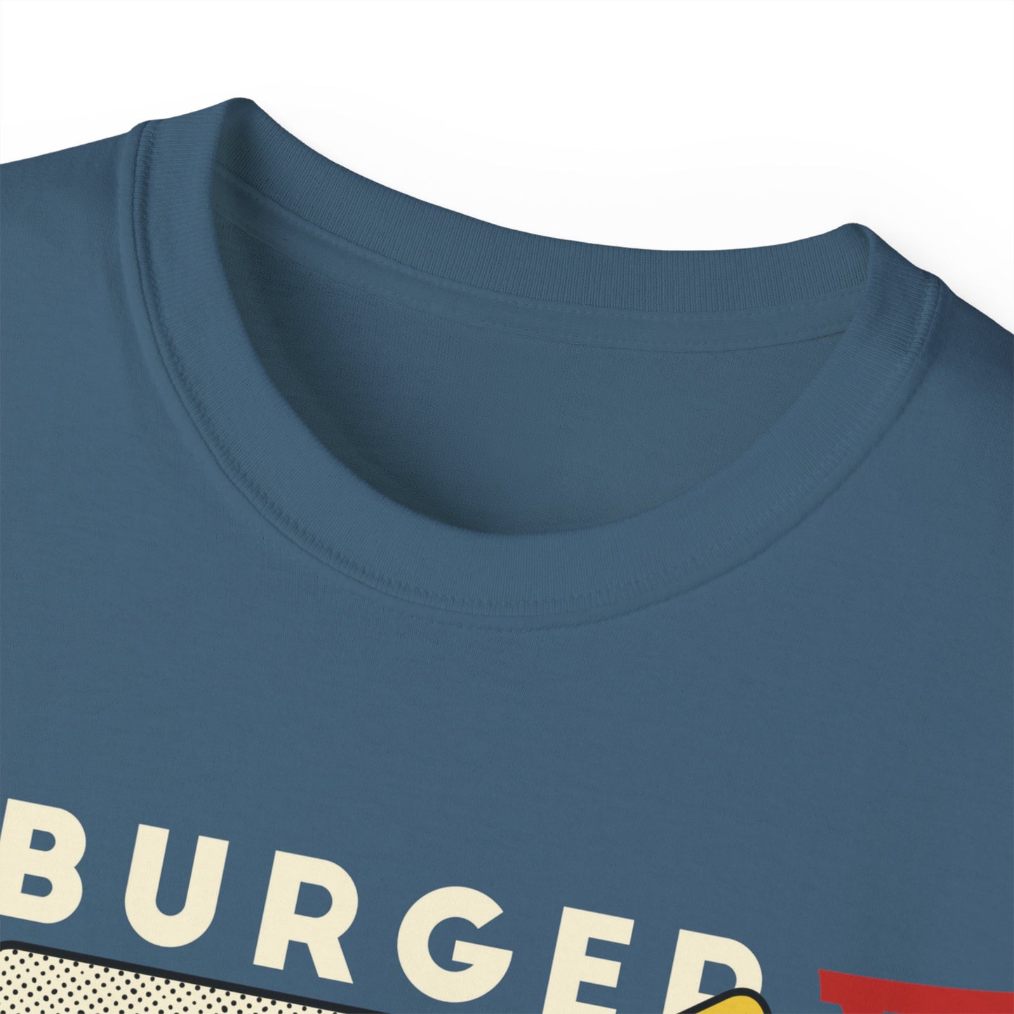 Womens Cartoon Burger & Soda Tee