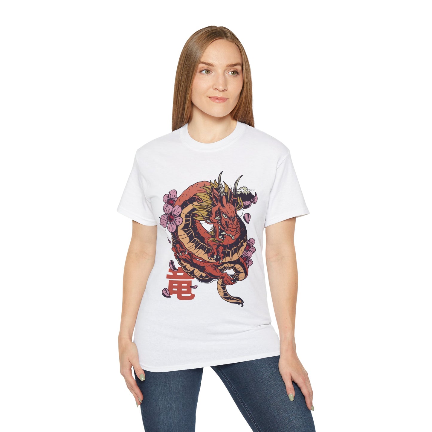 Mens Dragon Sakura Tee