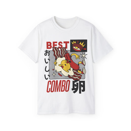 Womens Cartoon Bubble Tea Tee