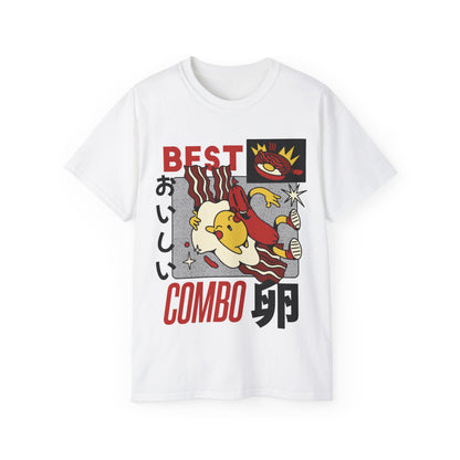 Womens Cartoon Breakfast Tee