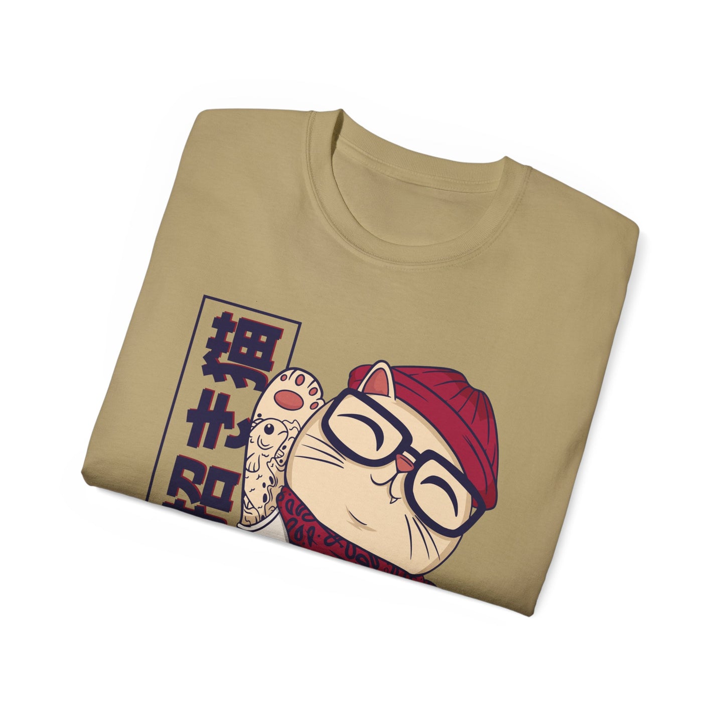 Mens Cool Maneki Neko Tee