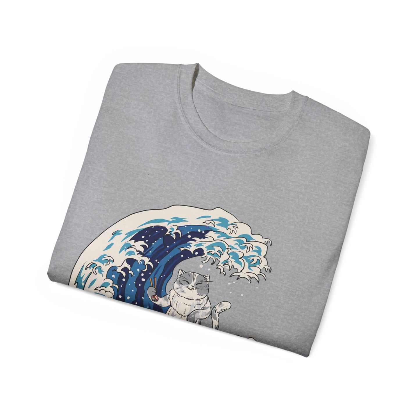 Mens Cat Surfing Tee 2