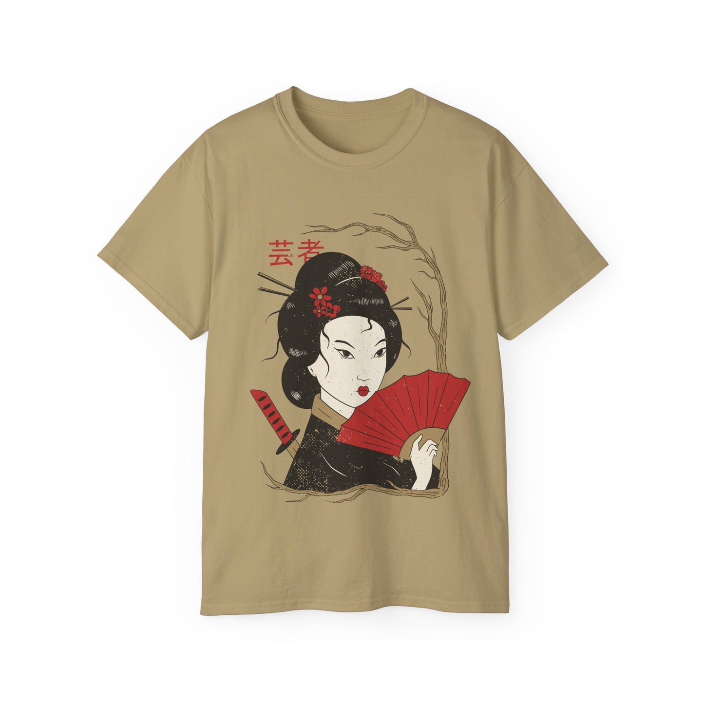 Mens Geisha Illustration Tee