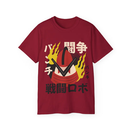 Womens Robot With Fire T-Shirt