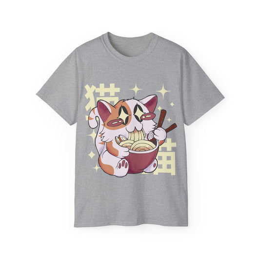 Mens Cat Ramen Tee