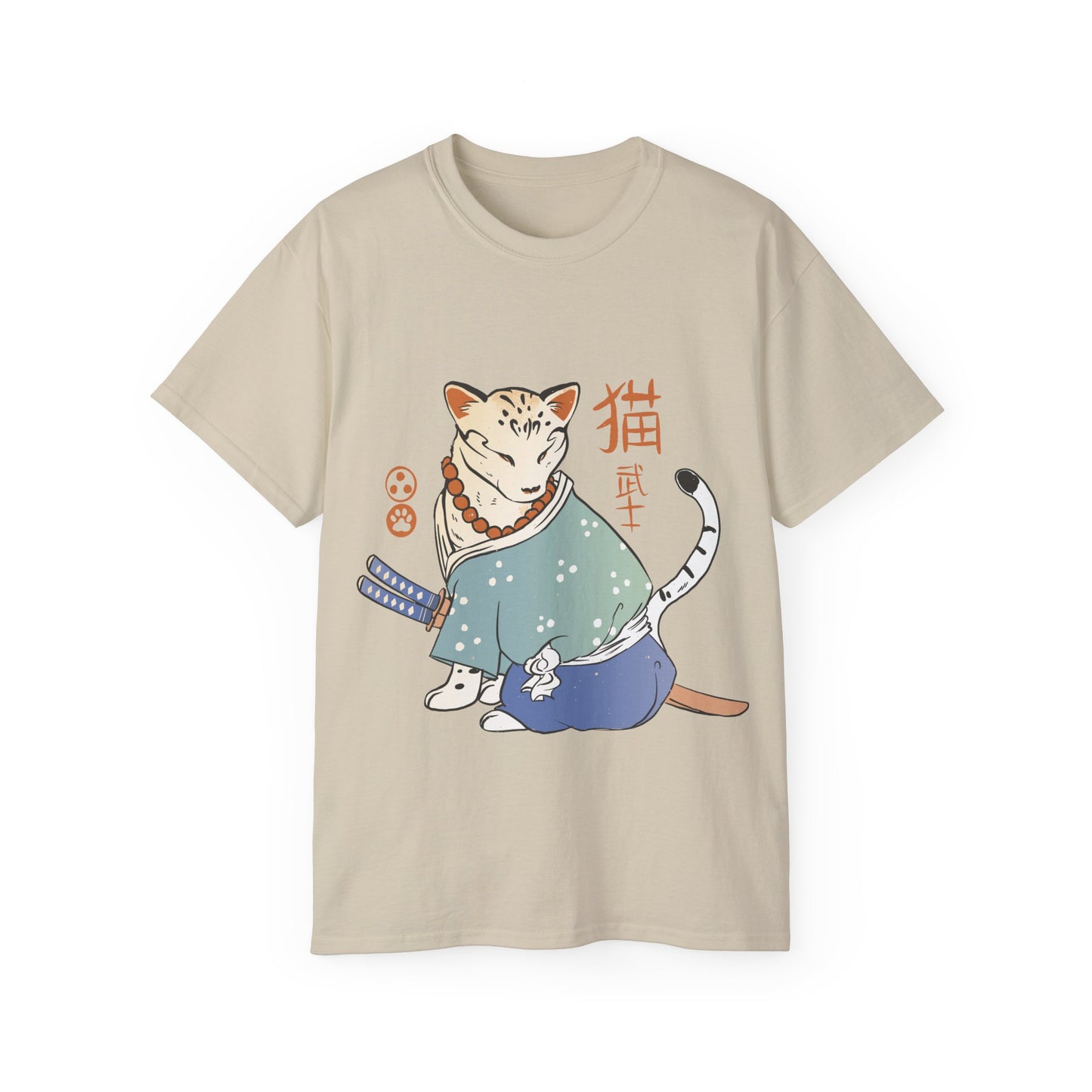 Mens Cat Samurai Tee 2