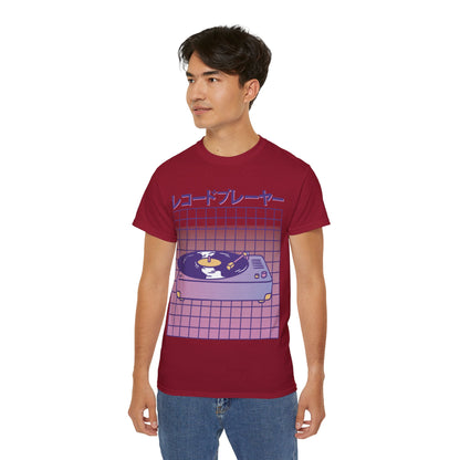 Mens Vaporwave Turntable Tee