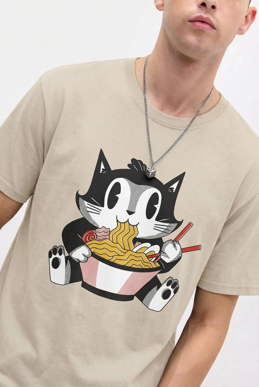 Mens Retro Cat Tee