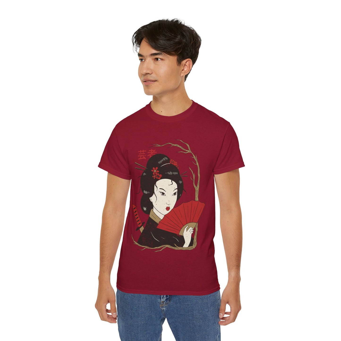 Mens Geisha Illustration Tee