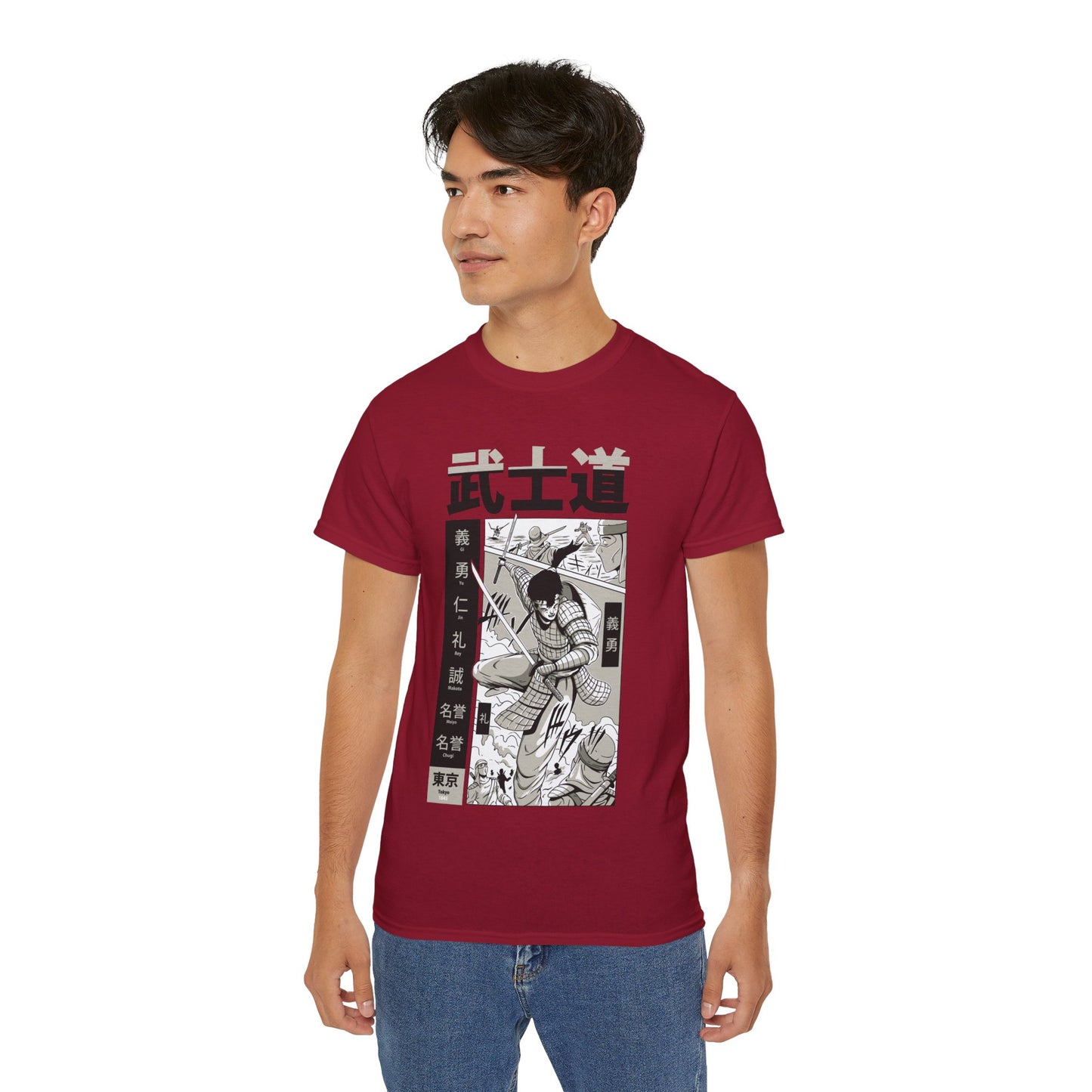 Mens Samurai Fighting Tee