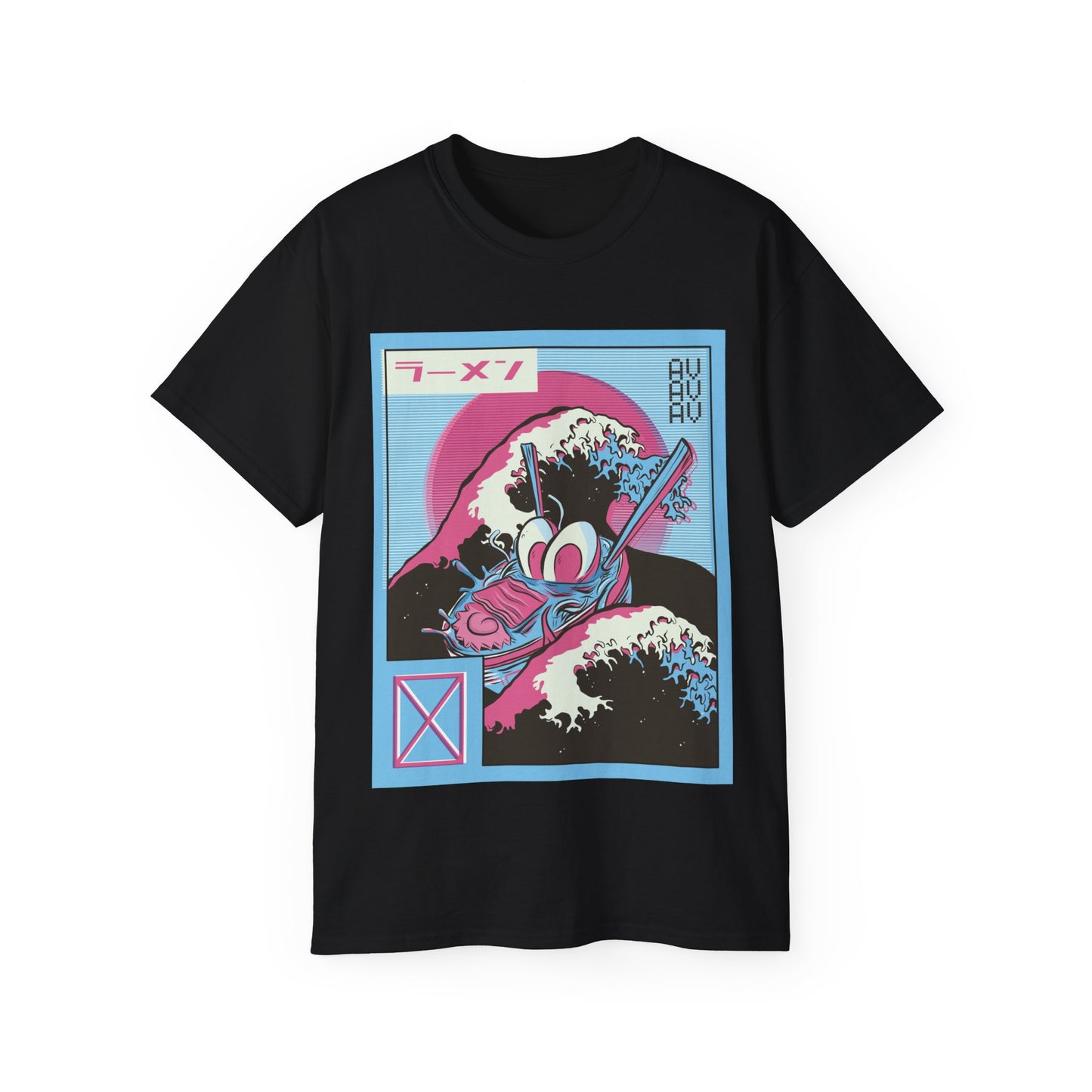 Mens Vaporwave Ramen Tee