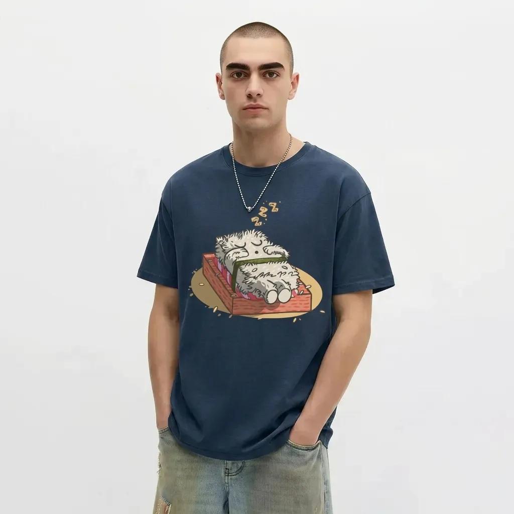 Mens Sleeping Sushi Tee