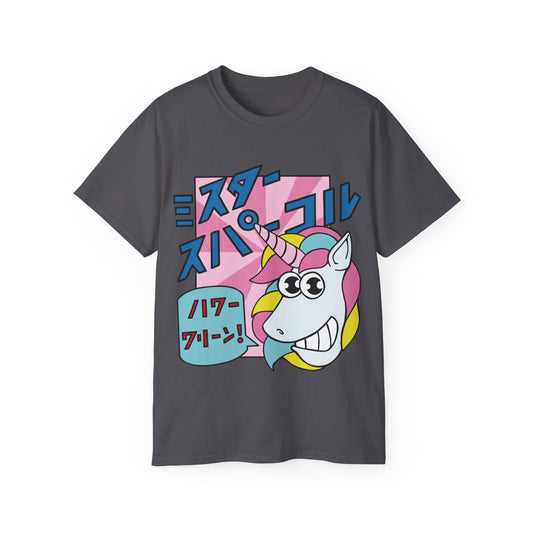 Mens Cartoon Unicorn Tee