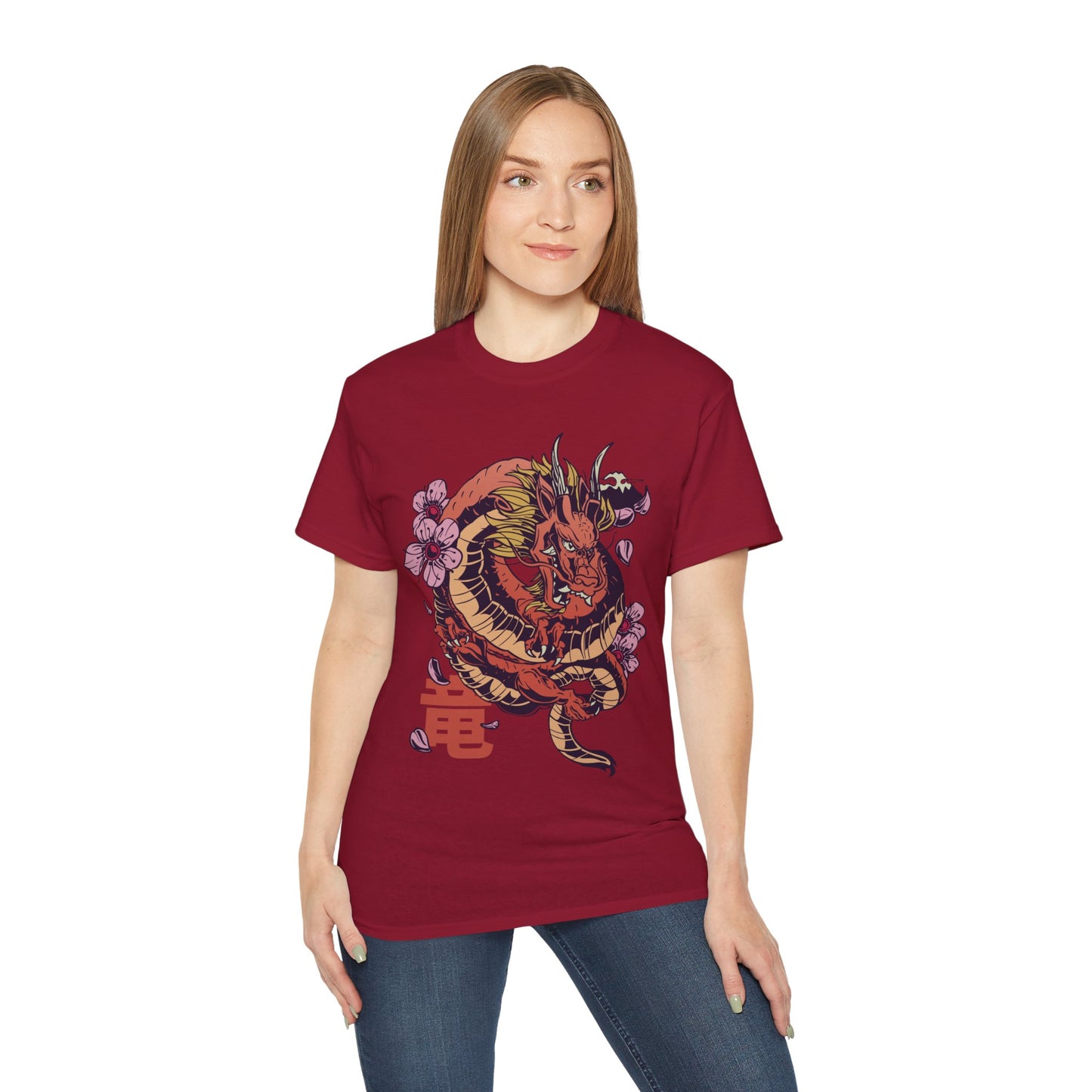 Mens Dragon Sakura Tee