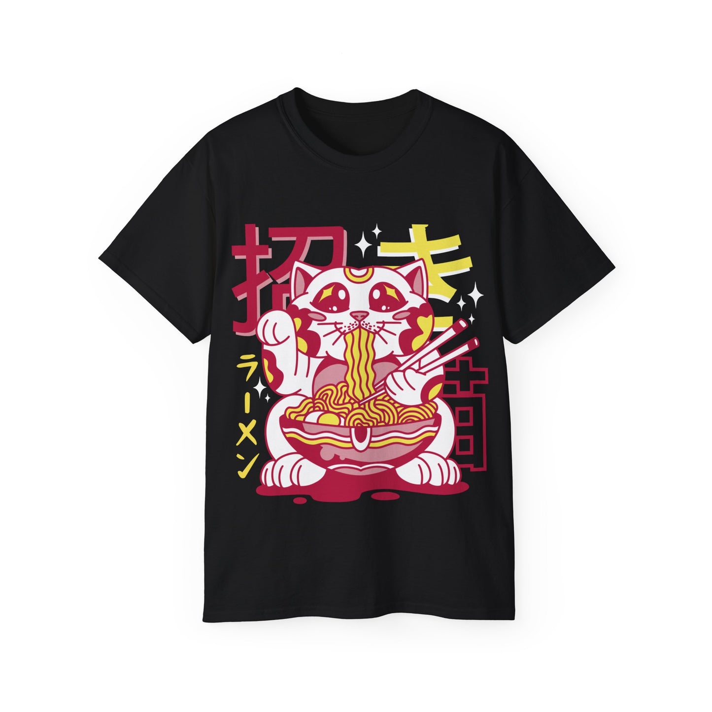 Mens Maneki Cat Ramen Tee