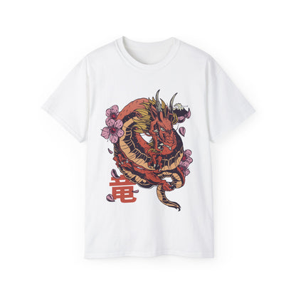 Mens Dragon Sakura Tee