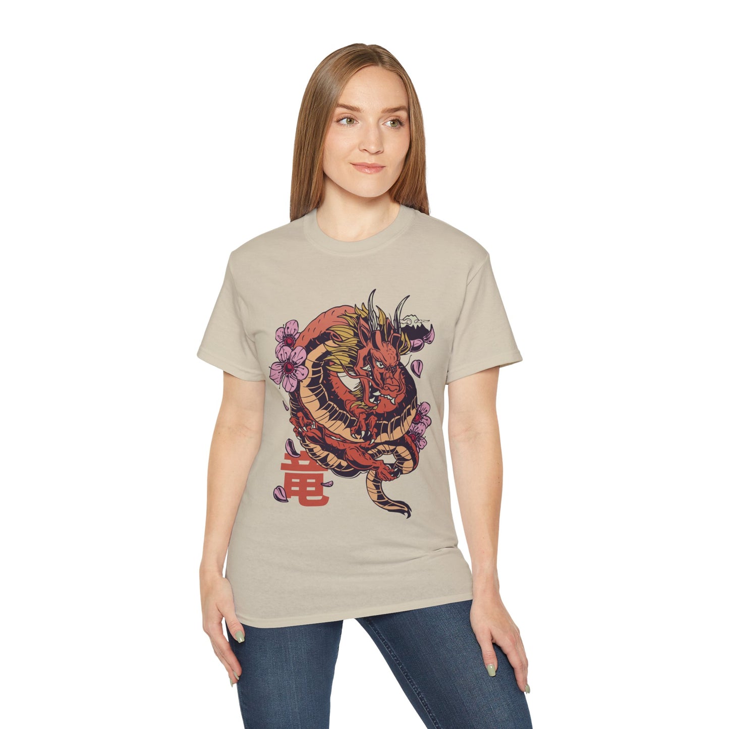 Mens Dragon Sakura Tee