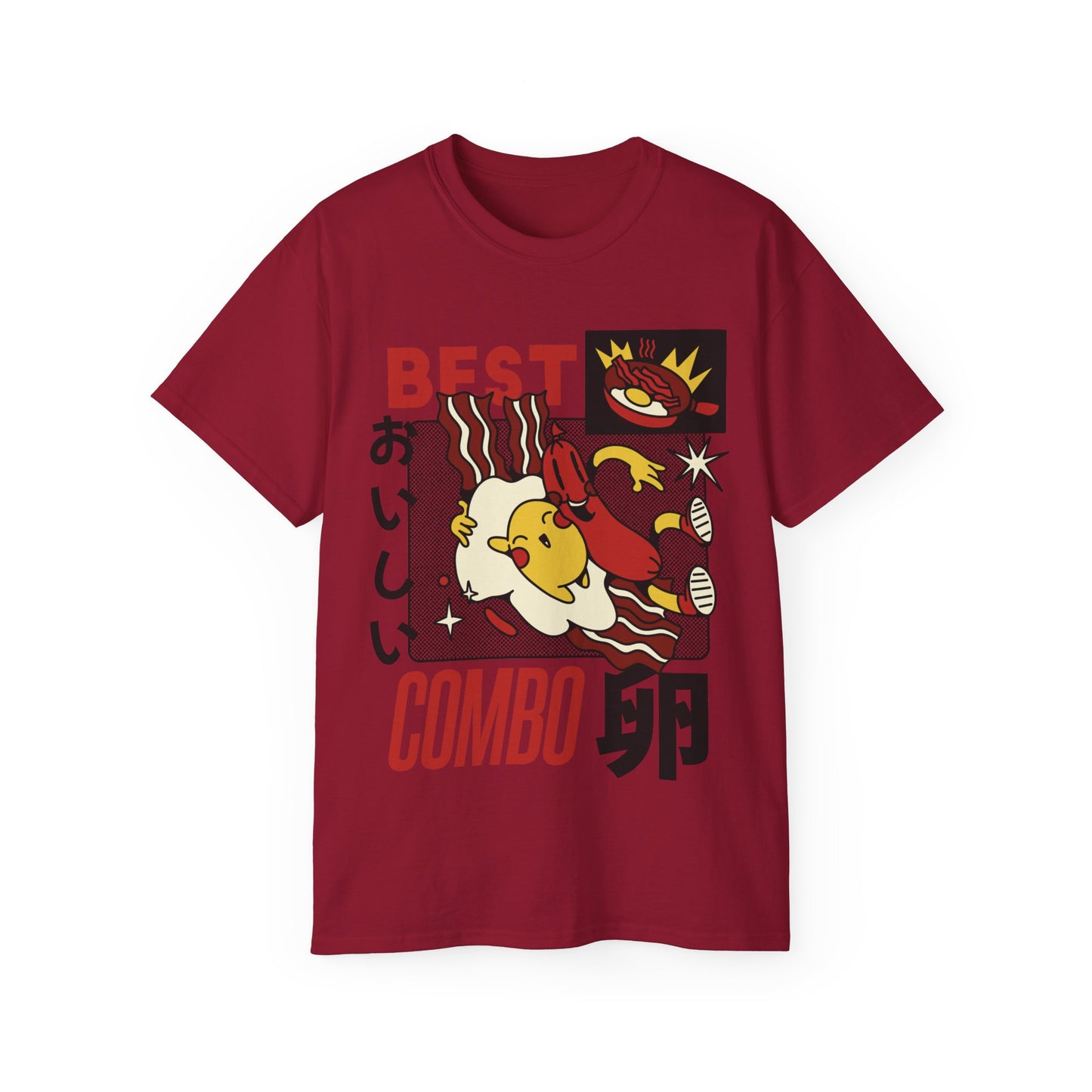 Womens Cartoon Bubble Tea Tee