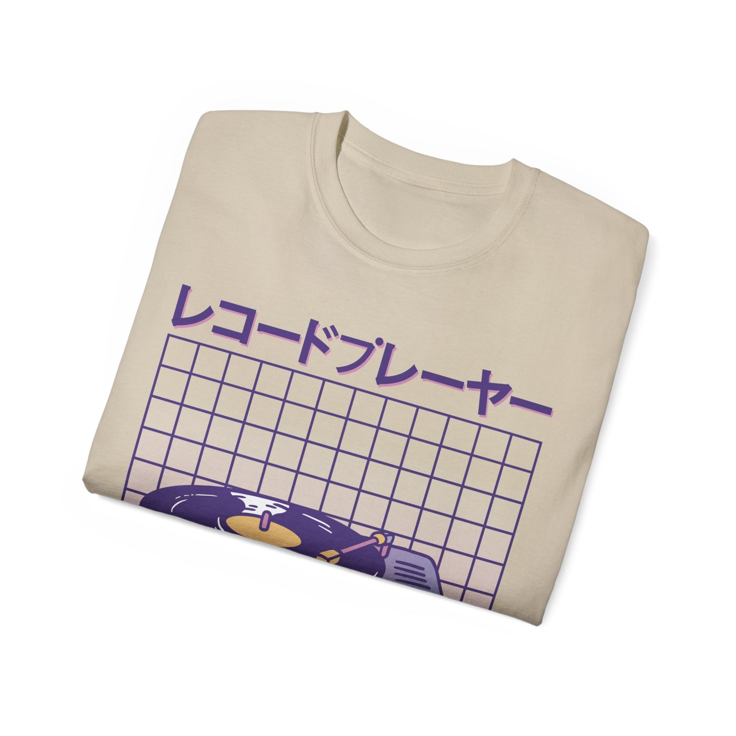 Womens Vaporwave Turntable T-Shirt