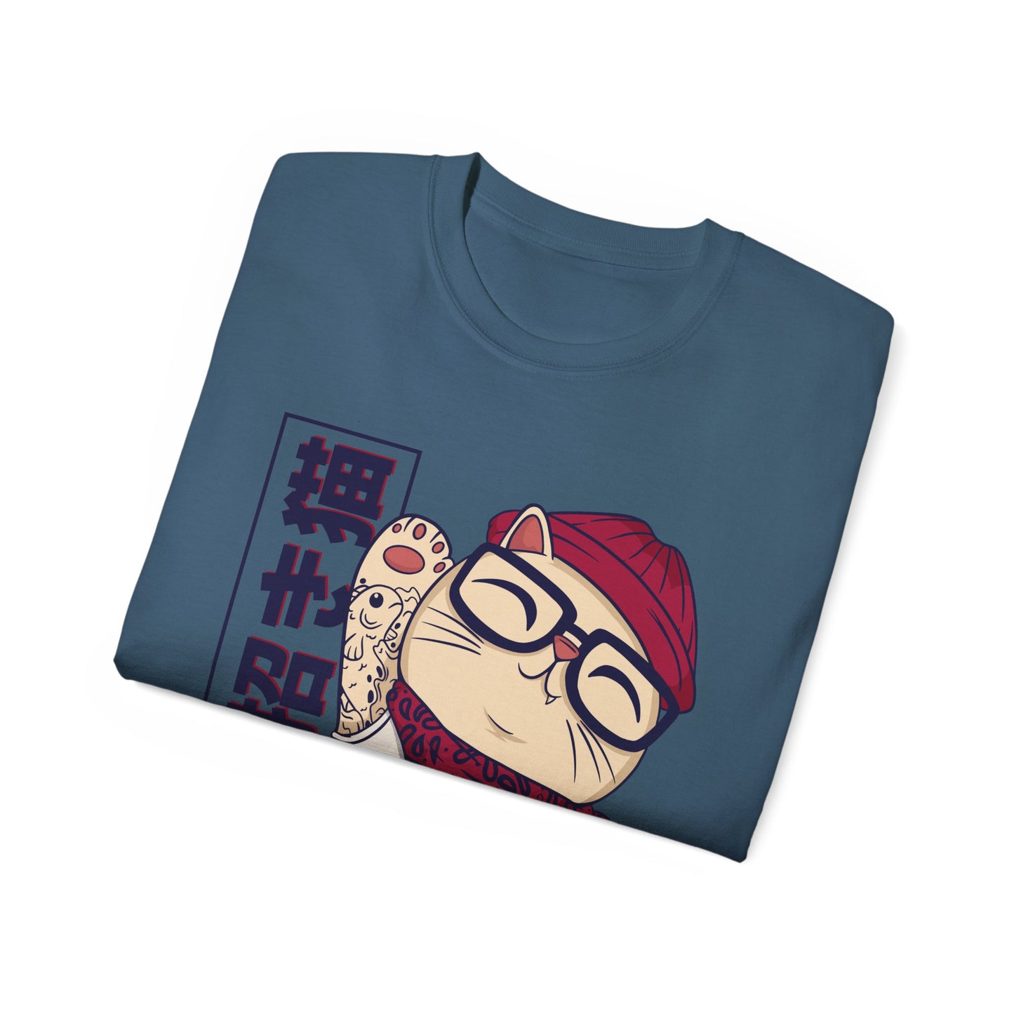 Mens Cool Maneki Neko Tee