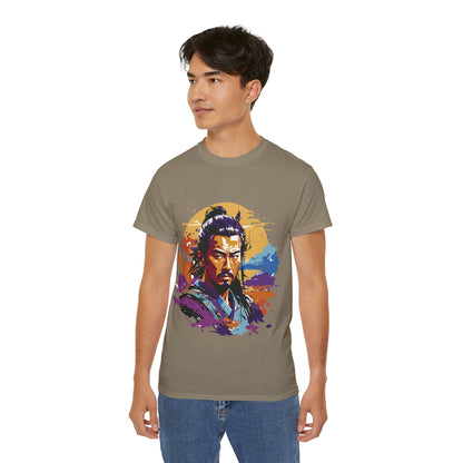 Mens Colourful Samurai Tee